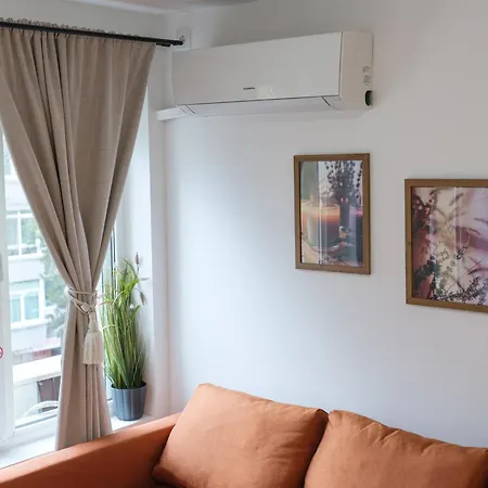 公寓 Sophie Studio - Top Center, Near Aubg, Cozy & Work-Friendly, Free Streaming 布拉格埃夫格拉德
